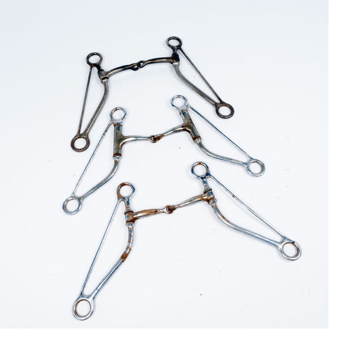 Used Assorted Walking Horse Bit Bundle Set Of 3 Sale Barn Misc