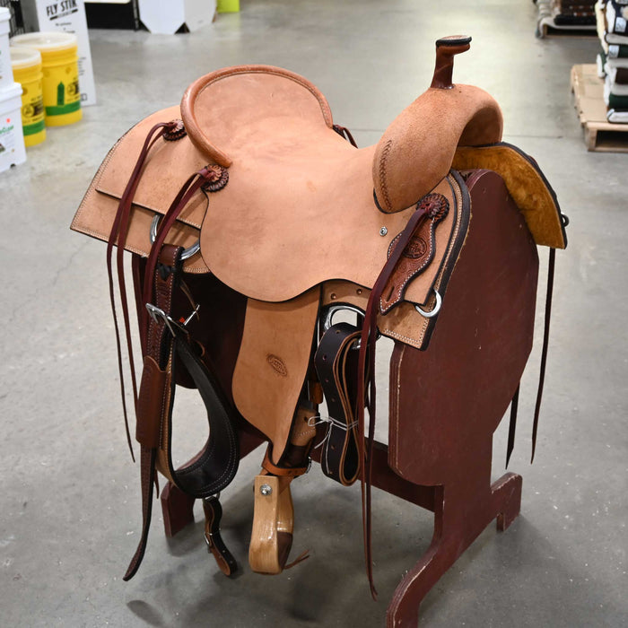 16.5" TESKEY'S PRO CUTTER RANCH CUTTER SADDLE