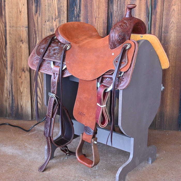 15.5" JEFF SMITH BUSTER WELCH RANCH CUTTER SADDLE