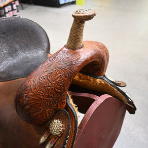 14" USED CIRCLE Y BARREL SADDLE Saddles Circle Y Saddlery