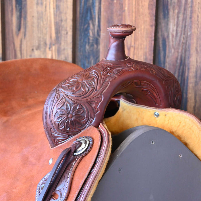 15.5" JEFF SMITH BUSTER WELCH RANCH CUTTER SADDLE