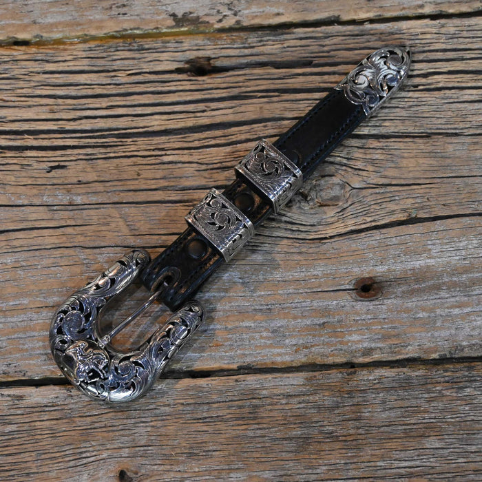 Matt Hackett Filigree 4pc. Belt Buckle Set