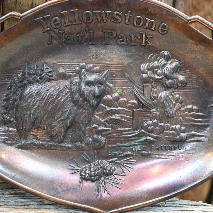 1950's Yellowstone National Park Ashtray