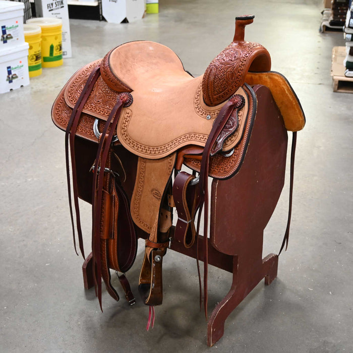 15" TESKEY'S PRO CUTTER RANCH CUTTER SADDLE