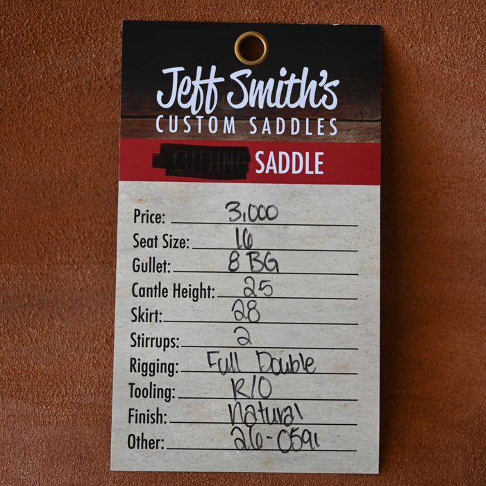16" JEFF SMITH BEAU GALYEAN RANCH CUTTING SADDLE Saddles - New Jeff Smith