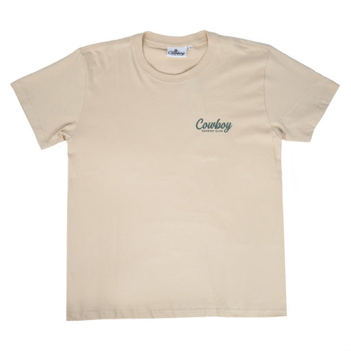 Cowboy Country Club Cursive Club Tee - Cream MEN - Clothing - T-Shirts & Tanks Cowboy Country Club