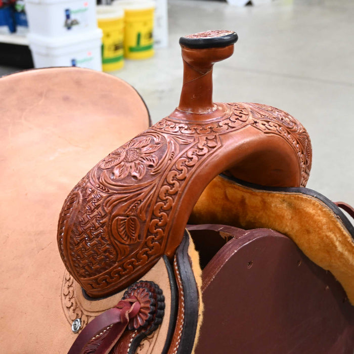 15" TESKEY'S PRO CUTTER RANCH CUTTER SADDLE