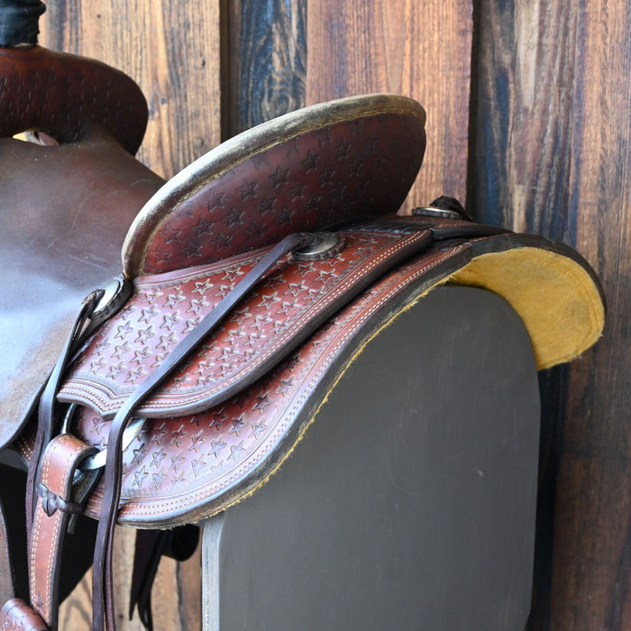15" USED TESKEY'S RANCH SADDLE Saddles - Used Teskey's Saddlery