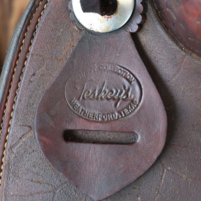 15" USED TESKEY'S RANCH SADDLE Saddles - Used Teskey's Saddlery