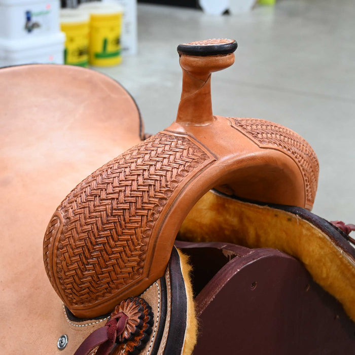 17" TESKEY'S PRO CUTTER RANCH CUTTER SADDLE