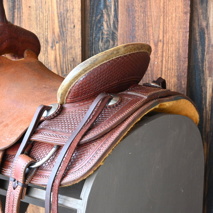 13" USED TESKEY'S JR RANCH ASSOCIATION SADDLE Saddles - Used Teskey's Saddlery