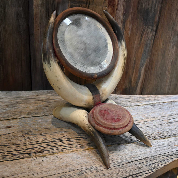 1900's Shaving Mirror w/ Razor