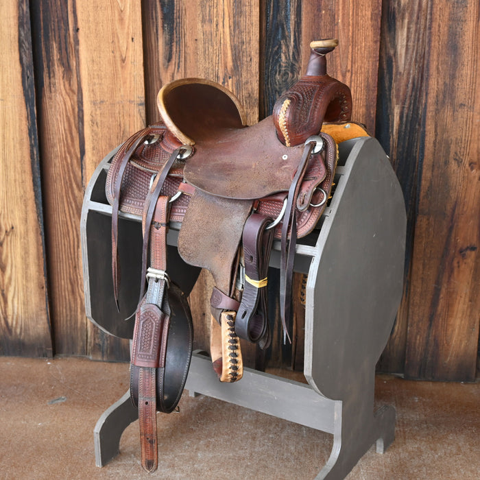 12" USED TESKEY'S JR RANCH ASSOCIATION SADDLE Saddles - Used Teskey's Saddlery