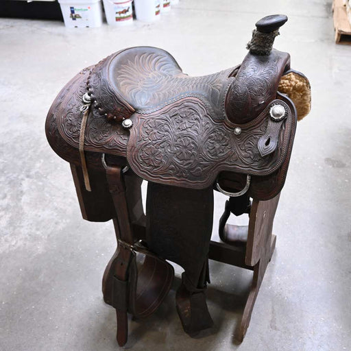 14.5" USED JOHN BOYD ROPING SADDLE Saddles - Used Boyd's Saddle Shop