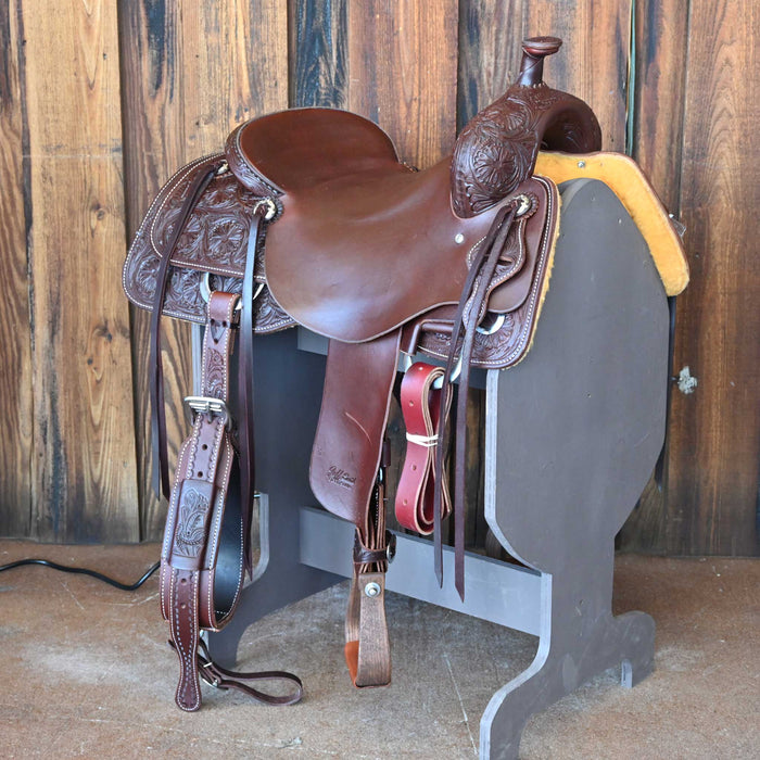 16.5" JEFF SMITH BUSTER WELCH RANCH CUTTER SADDLE