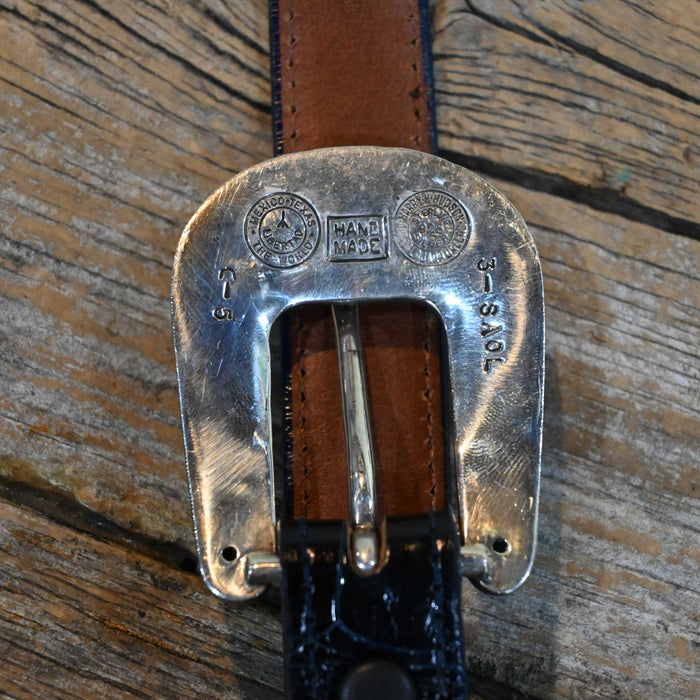Harry Hudson 4pc. Ranger Belt Buckle Set w/Sapphire Stones