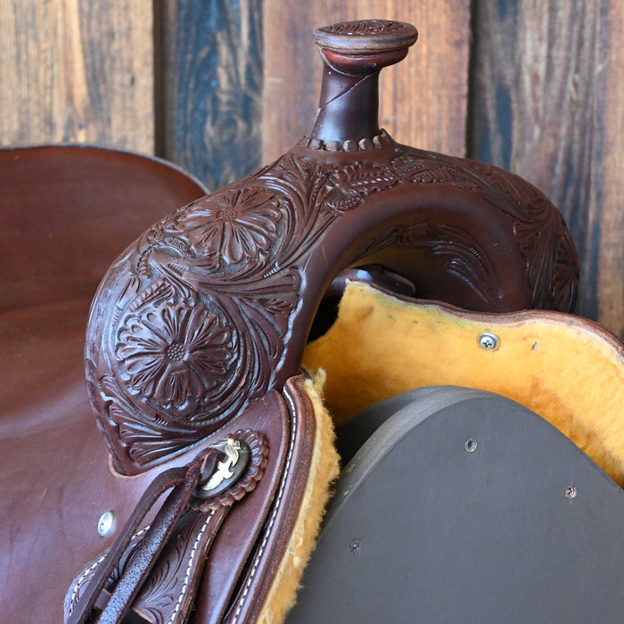 16.5" JEFF SMITH BUSTER WELCH RANCH CUTTER SADDLE