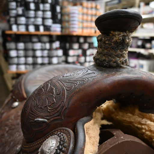14.5" USED JOHN BOYD ROPING SADDLE Saddles - Used Boyd's Saddle Shop
