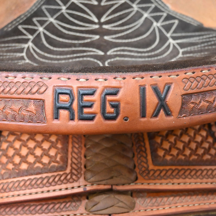 14.5" USED COWBOY TRADITION CALF ROPING SADDLE Saddles - Used Cowboy Tradition Saddles