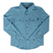 Rock & Roll Denim Boy's Tek Pearl Snap Shirt - Aqua KIDS - Boys - Clothing - Shirts - Long Sleeve Shirts Panhandle