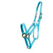 Valhoma Premium Nylon Halter - Multiple Colors Tack - Halters & Leads Valhoma Pony Turquoise