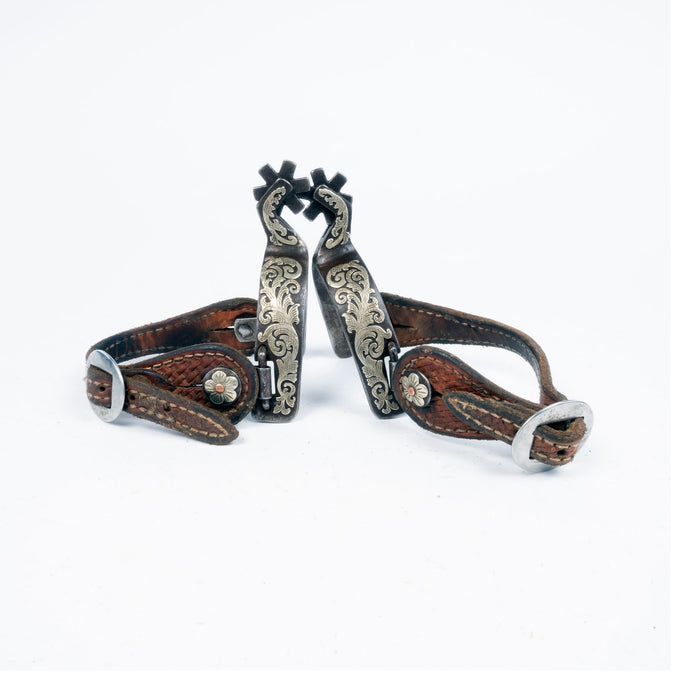 Used Men's Classic Equine Spurs With Straps