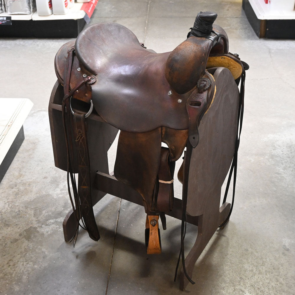 15.5" USED COWPUNCHER RANCH SADDLE