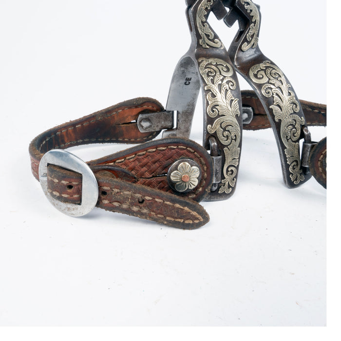 Used Men's Classic Equine Spurs With Straps