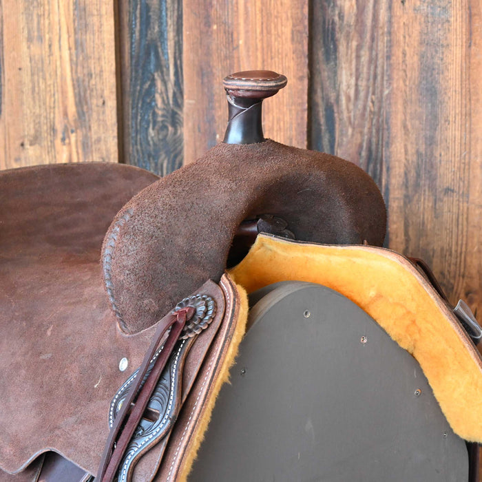 16" JEFF SMITH BUSTER WELCH RANCH CUTTER SADDLE