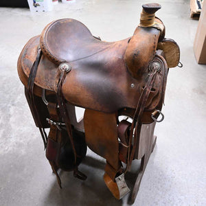 15.5" USED CACTUS RANCH SADDLE Saddles CACTUS SADDLERY   