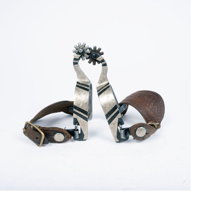 Used Men's Spurs With Spur Straps