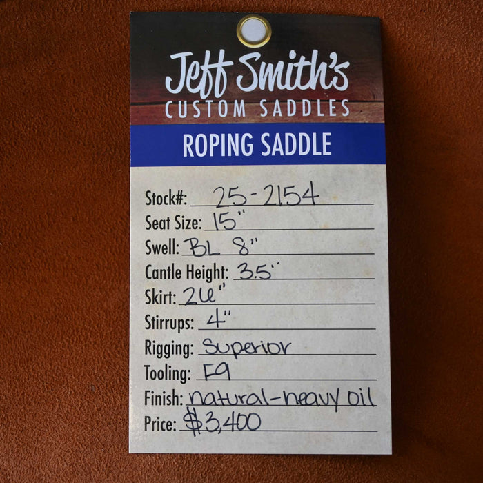 15" JEFF SMITH TEAM ROPING SADDLE