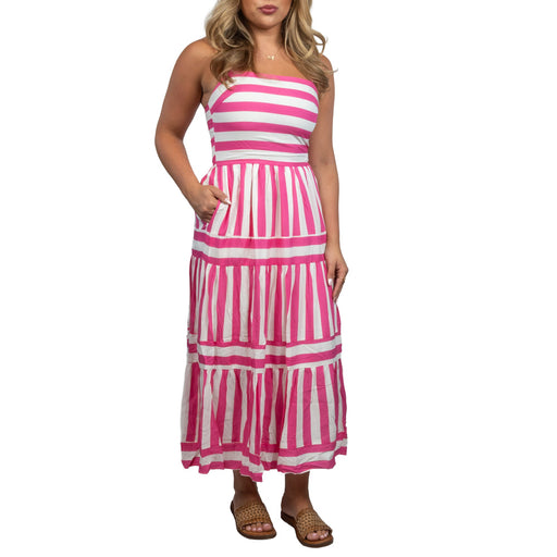 Tiered Midi Dress WOMEN - Clothing - Dresses THML Clothing