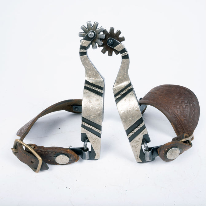 Used Men's Spurs With Spur Straps