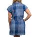 Sage The Label Cotton Check Mini Shirt Dress WOMEN - Clothing - Dresses Sage The Label