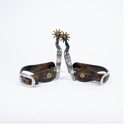 Used Women's Gal Leg Hearted Spurs With Spur Straps Sale Barn Misc