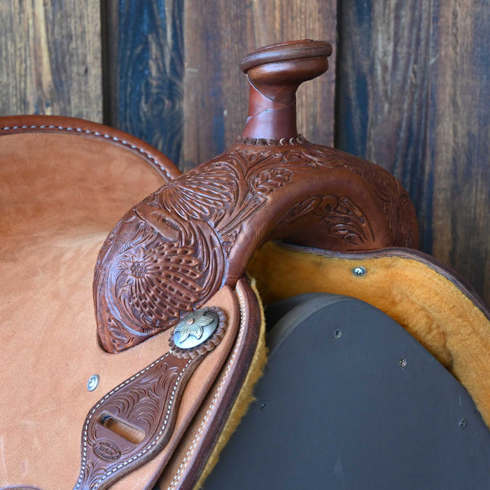15" JEFF SMITH TEAM ROPING SADDLE