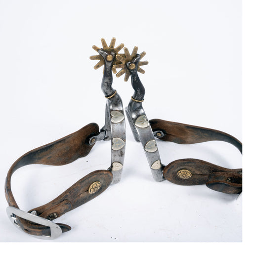Used Women's Gal Leg Hearted Spurs With Spur Straps Sale Barn Misc