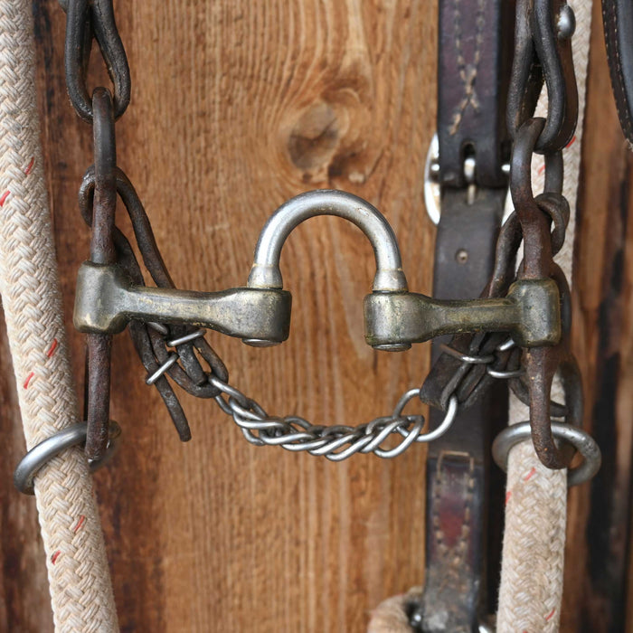 Cow Horse Supply Correction Bridle Rig w/Draw Reins