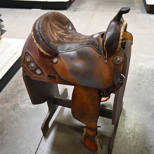 14.5" USED SHILOH BARREL SADDLE Saddles Shiloh Saddlery   