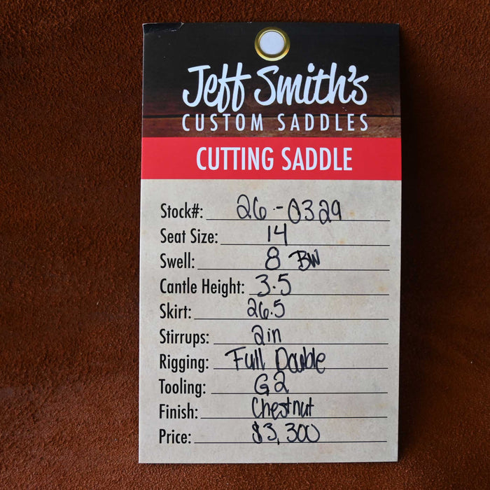 14" JEFF SMITH BUSTER WELCH CUTTING SADDLE
