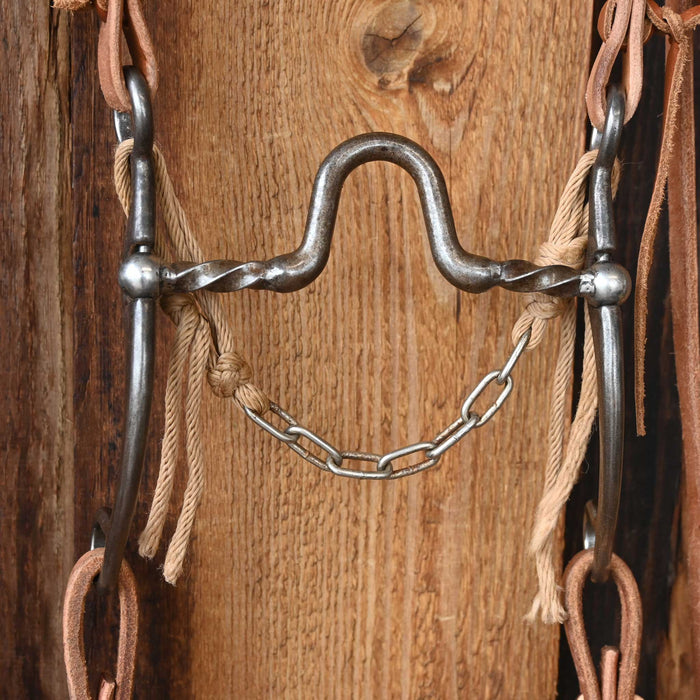 Kerry Kelley 65 Slow Twist Port Bridle Rig w/All New Leather