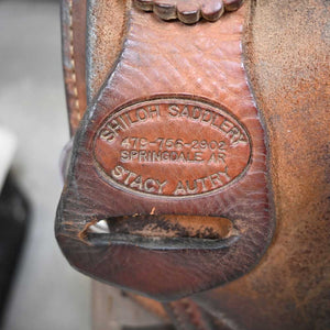 14.5" USED SHILOH BARREL SADDLE Saddles Shiloh Saddlery   