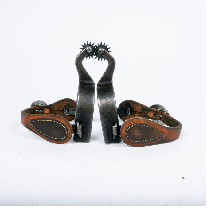 Used Men's Spurs With Craig Lewis Spur Straps