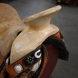 16" USED CHARRO SADDLE Saddles SHOPMADE