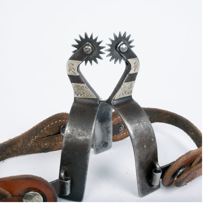 Used Men's Spurs With Craig Lewis Spur Straps
