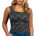 * Floral Jacquard Seamless Tank Top - FINAL SALE WOMEN - Clothing - Tops - Sleeveless So Me