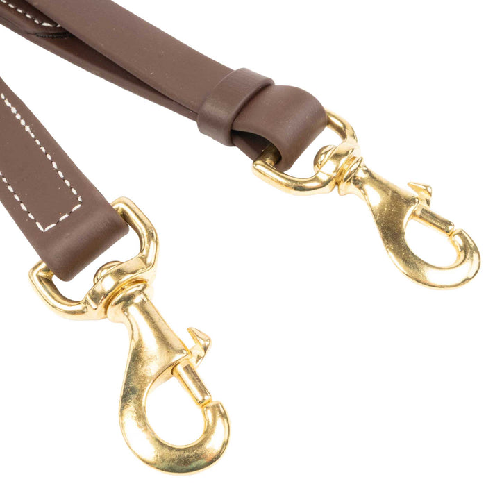 Teskey's Biothane Tie Down Tack - Nosebands & Tie Downs Teskey's Brown