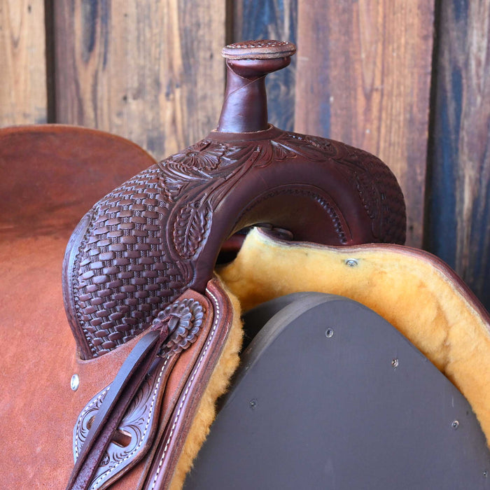 15.5" JEFF SMITH BUSTER WELCH RANCH CUTTER SADDLE
