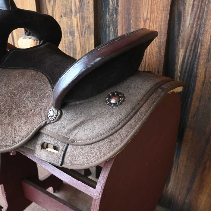 14.5" USED CIRCLE Y BARREL SADDLE Saddles - Used Circle Y Saddlery